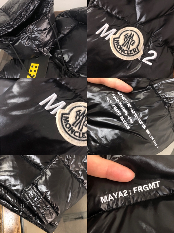 ハイクオリティダウンジャケット細部ディテール